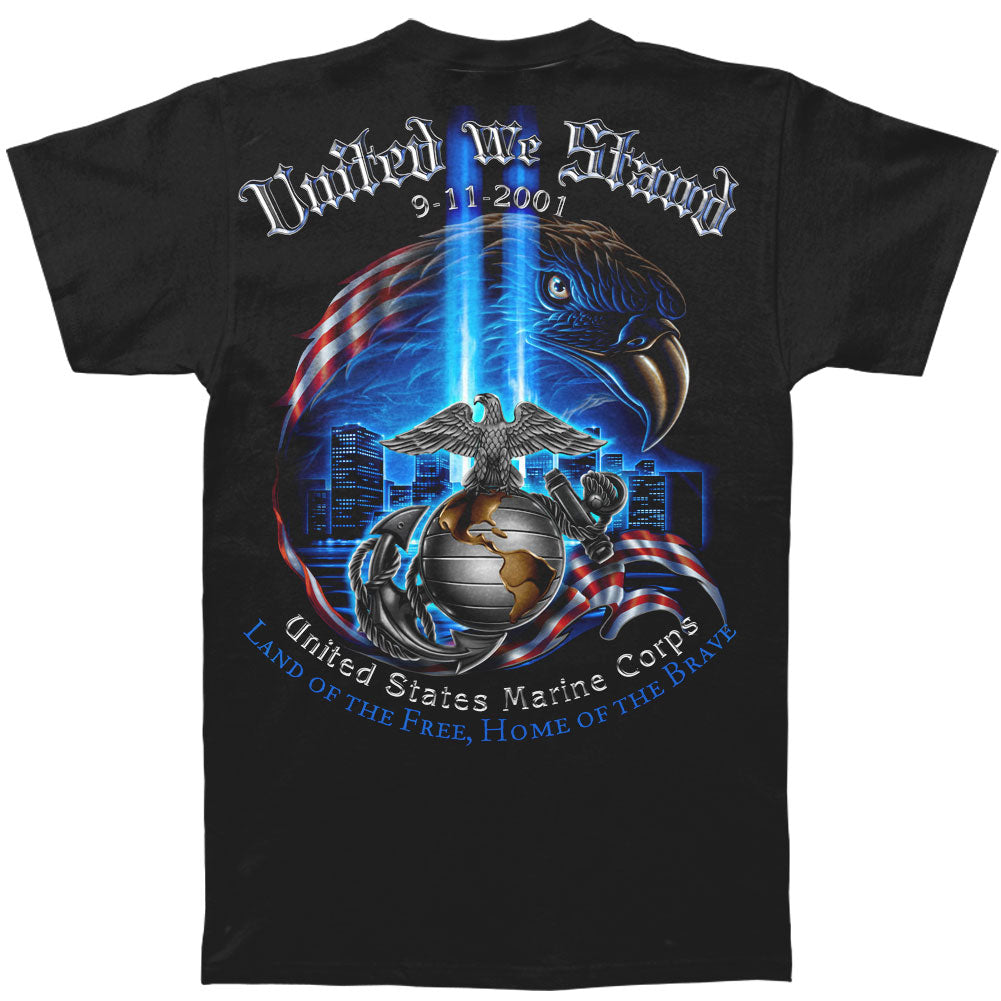 Novelty USMC United We Stand T-shirt