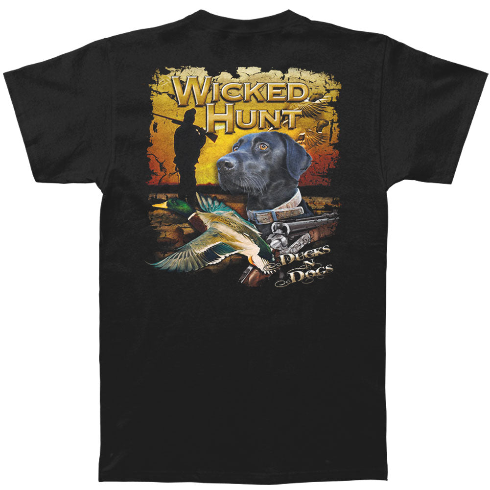 Novelty Novelty Wicked Hunt Ducks And Dogs T-shirt