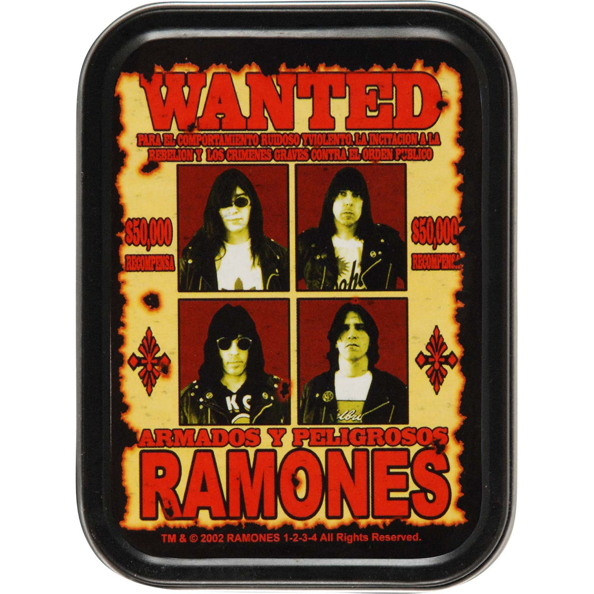 Ramones Wanted Stash Tin Front