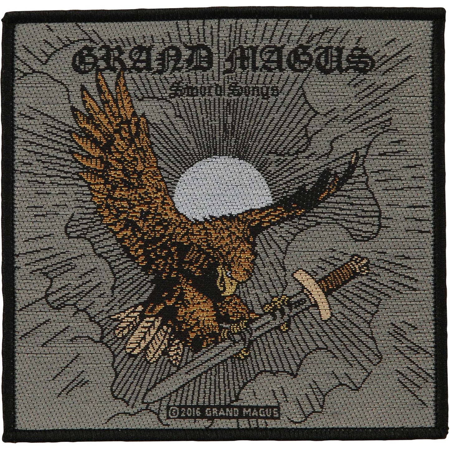 Grand Magus Sword Song Woven Patch