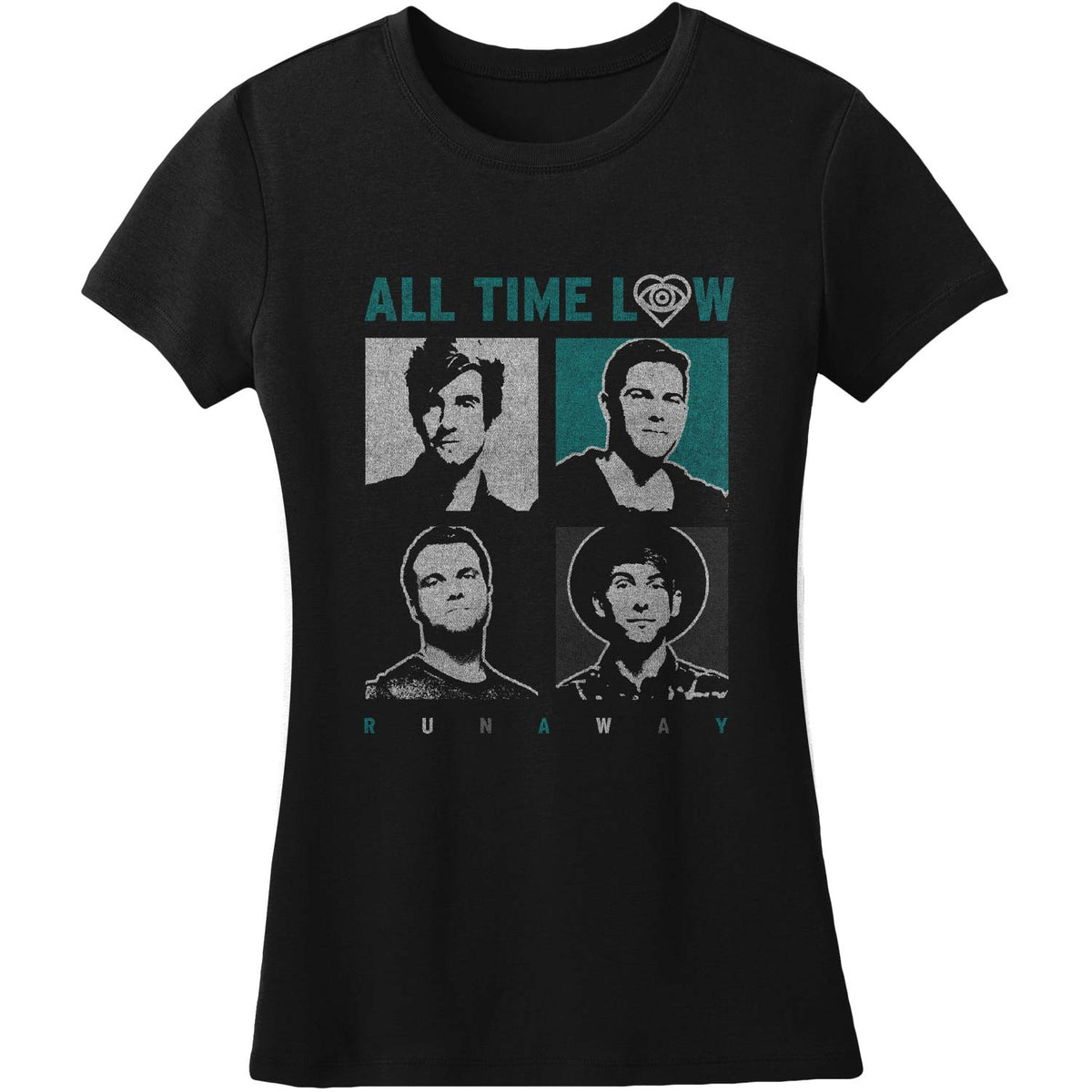 All Time Low Missing People Junior Top Front