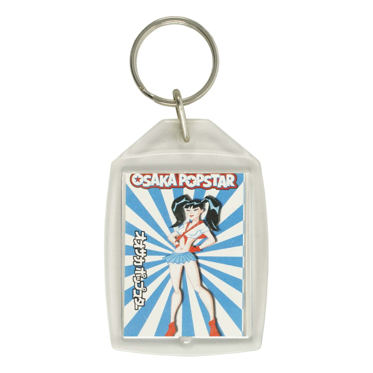 Osaka Popstar Sailor Girl Plastic Key Chain Front