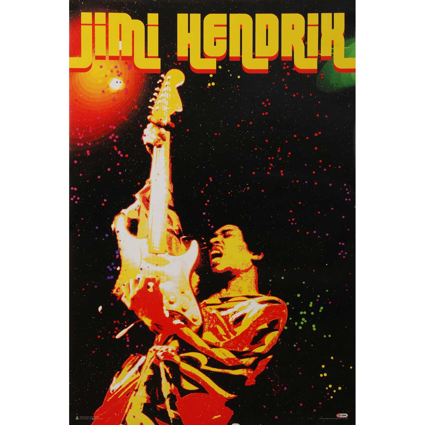 Jimi Hendrix Electric Voodoo Domestic Poster