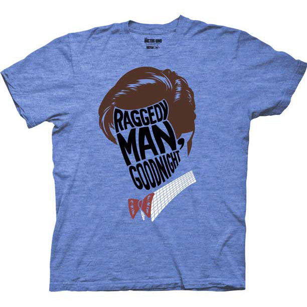 Doctor Who Raggedy Man Face Slim Fit T-shirt Front