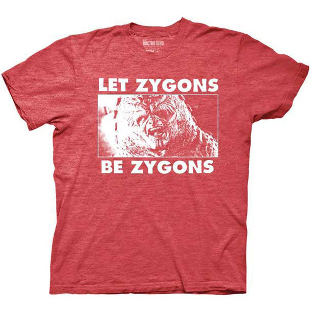 Doctor Who Let Zygons Slim Fit T-shirt Front