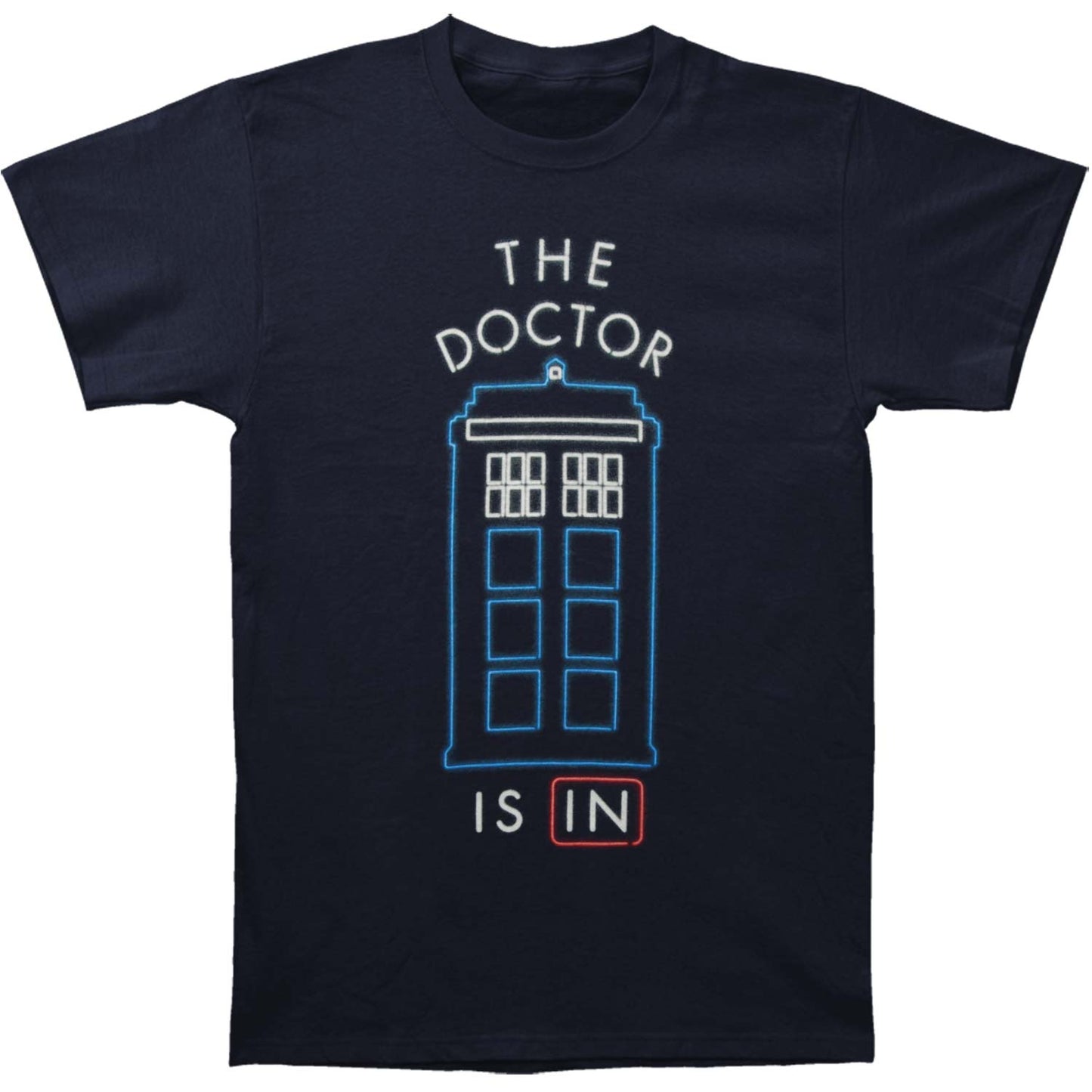 Doctor Who The Doctor Is In Slim Fit T-shirt Front