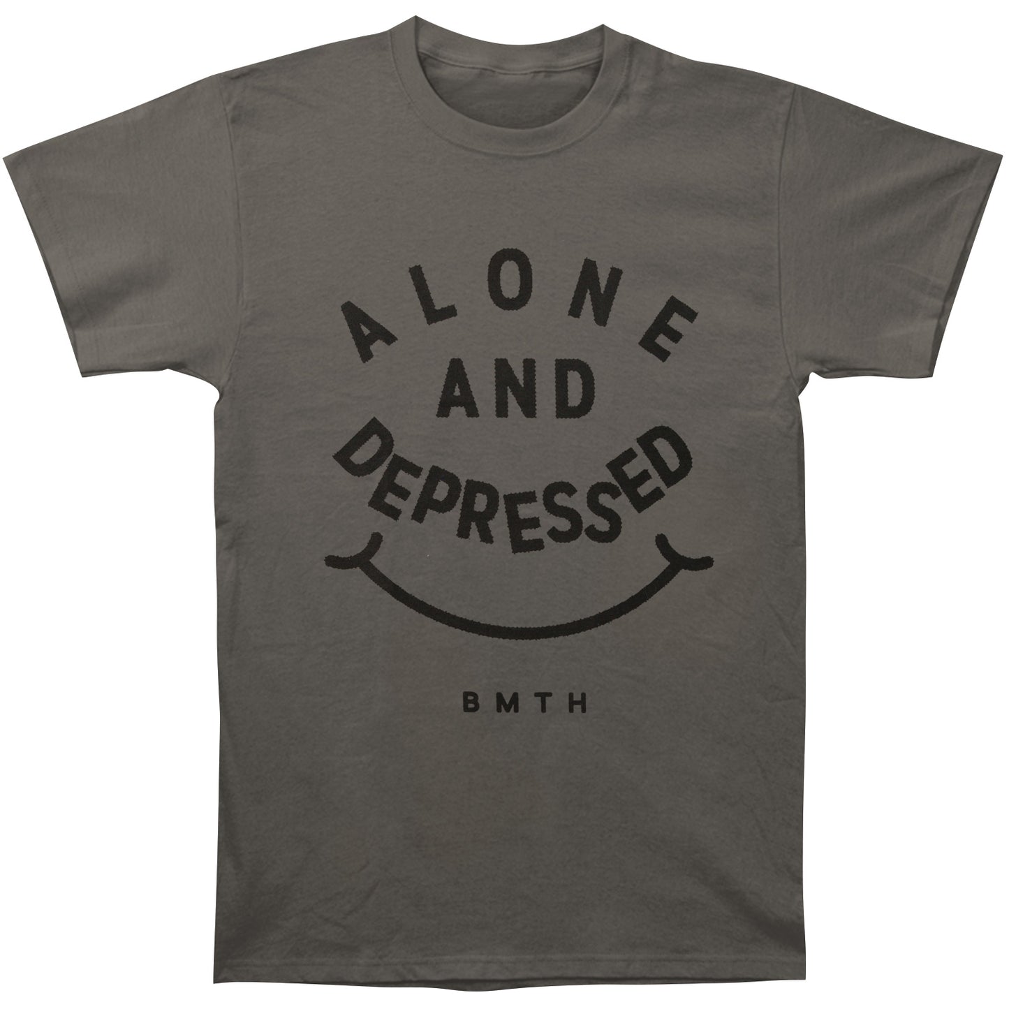 Bring Me The Horizon Alone & Depressed Slim Fit T-shirt Front