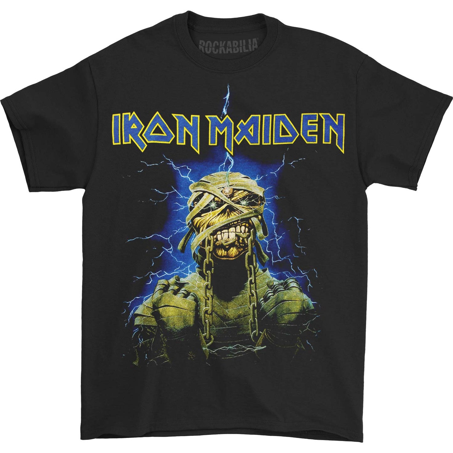Iron Maiden Powerslave Mummy T-shirt Front