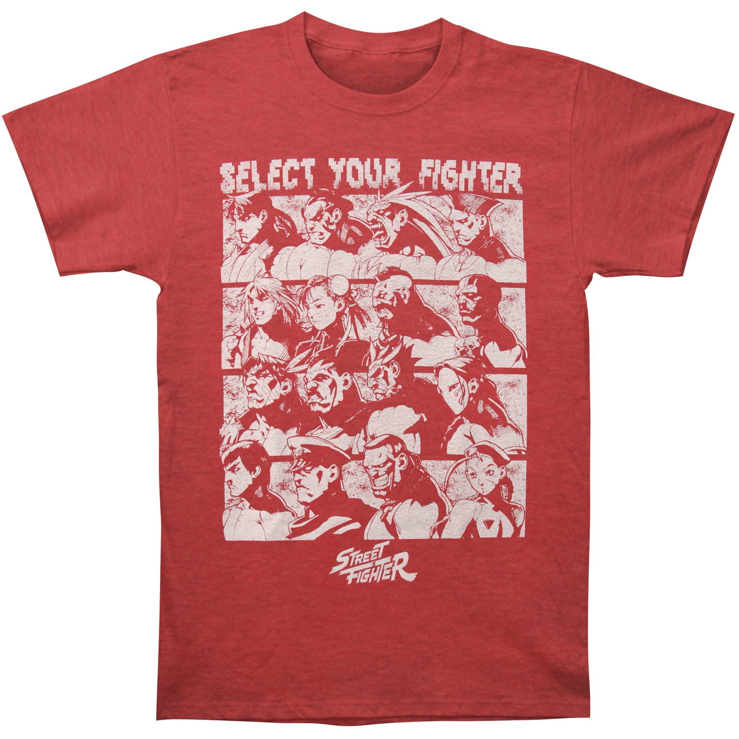Street Fighter Select Screen Slim Fit T-shirt Front