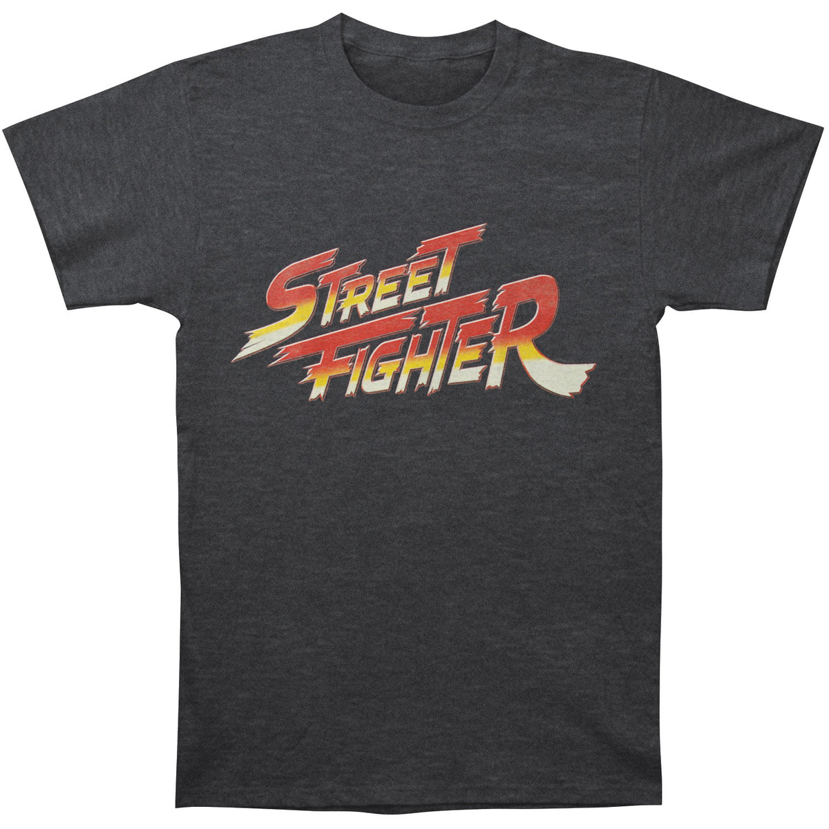 Street Fighter Logo Slim Fit T-shirt Front