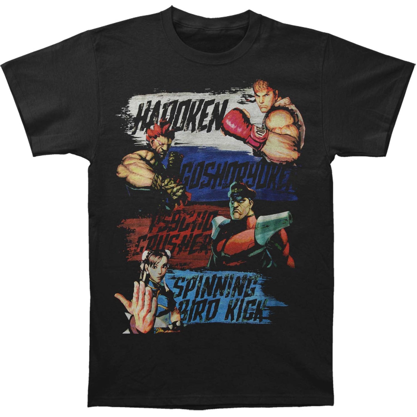 Street Fighter Show Me Your Moves Slim Fit T-shirt Front