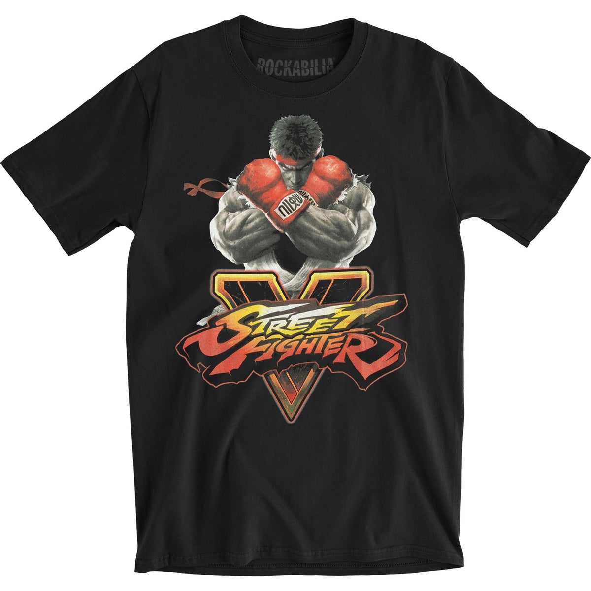 Street Fighter SFV Key Slim Fit T-shirt Front