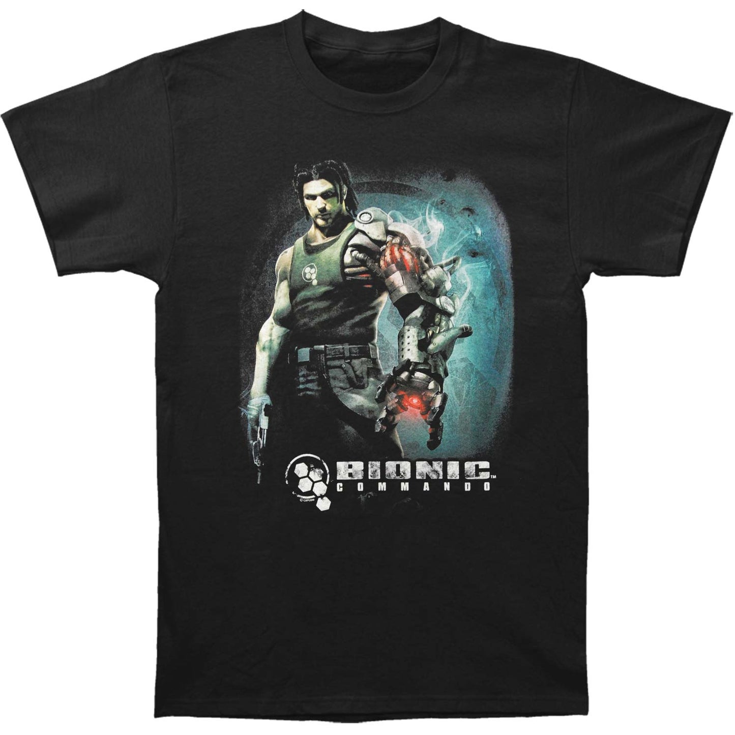 Bionic Commando Steam Arm Slim Fit T-shirt Front