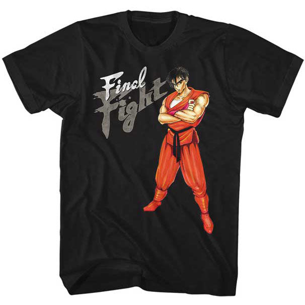 Final Fight (Video Game) Guy Slim Fit T-shirt Front