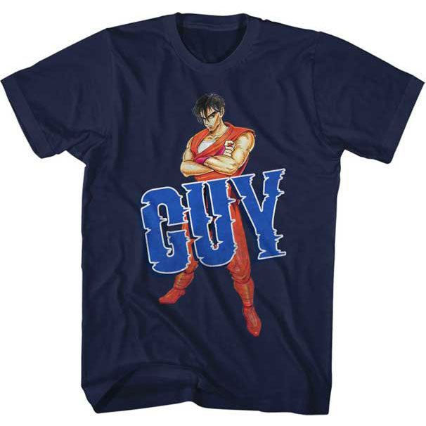 Final Fight (Video Game) Guy Slim Fit T-shirt Front