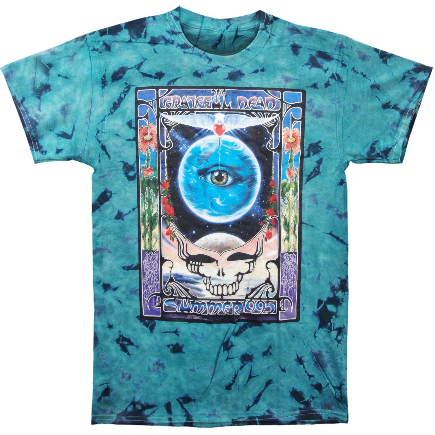 Grateful Dead Eyes Of The World Tie Dye T-shirt Front