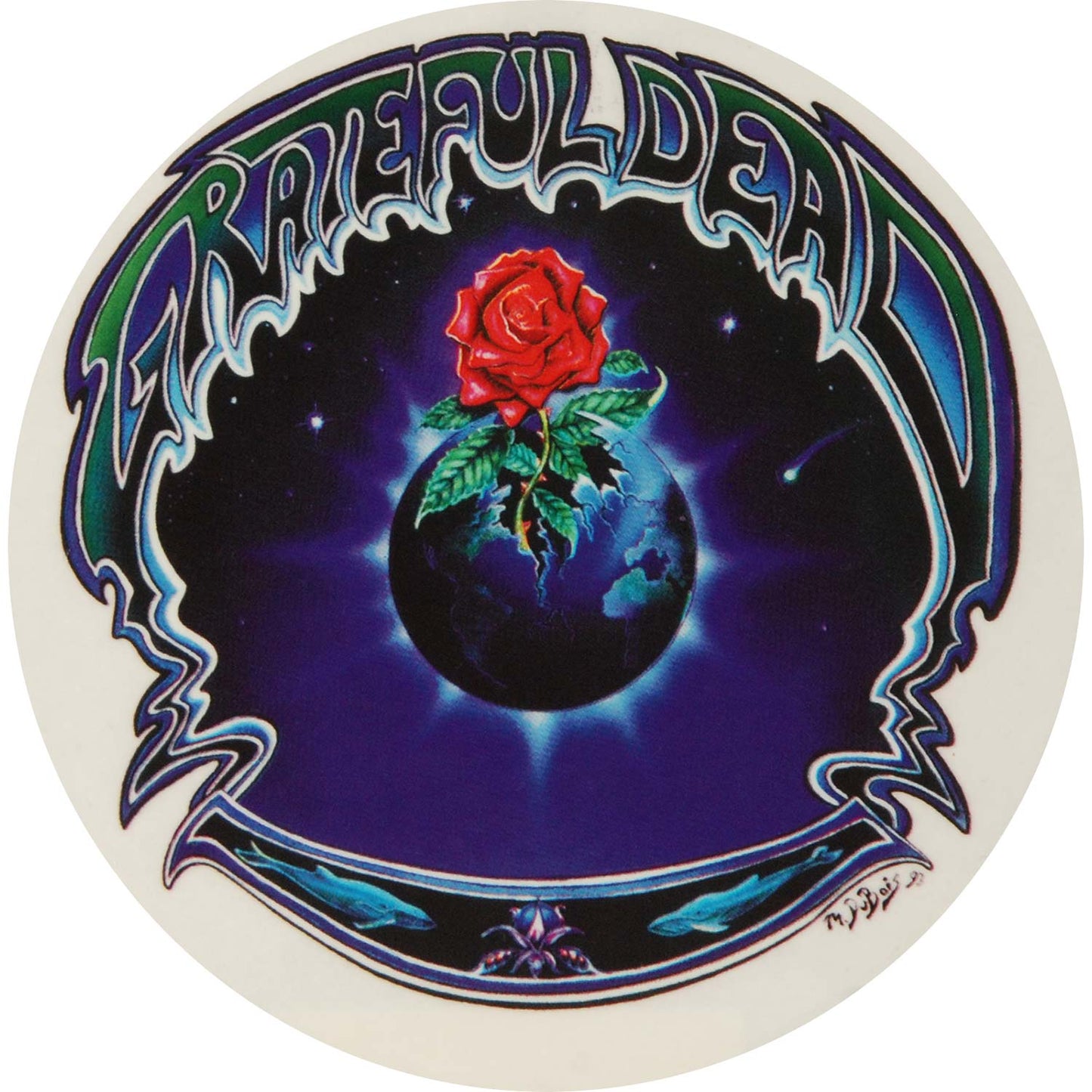 Grateful Dead Earth Rose Sticker