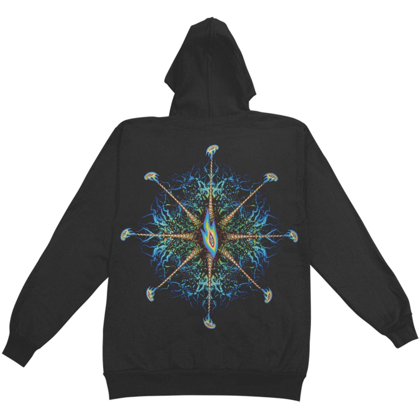 Tool Nerve Ending Zip Hoodie Zippered Hooded Sweatshirt Back