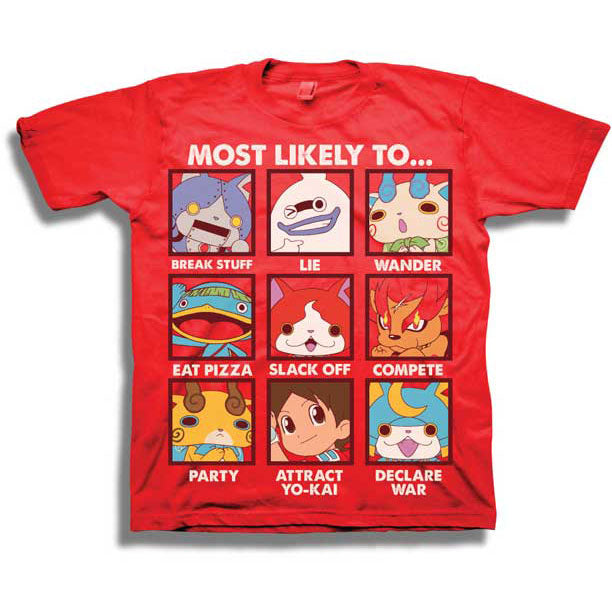 Yo-Kai Watch Most Likely Childrens T-shirt Front