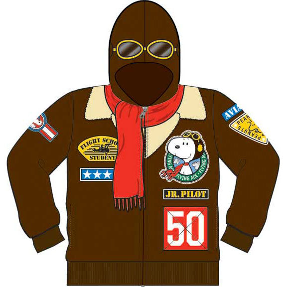 Peanuts Fly Ace Worldwide Hooded Sweatshirt