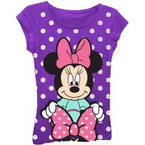 Minnie Mouse Bow Childrens T-shirt