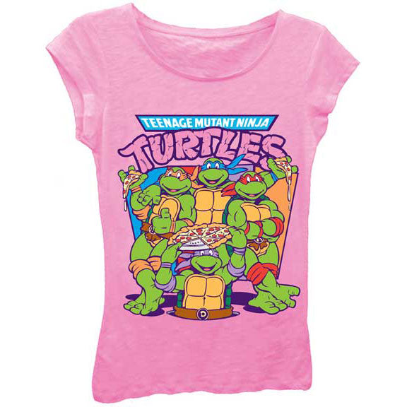Teenage Mutant Ninja Turtles Group Shot Childrens T-shirt
