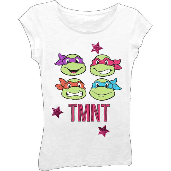 Teenage Mutant Ninja Turtles Faces Childrens T-shirt