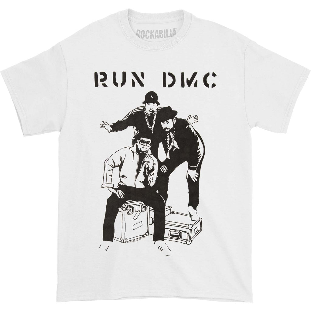 Run DMC Sketch T-shirt 330875 Rockabilia Merch Store