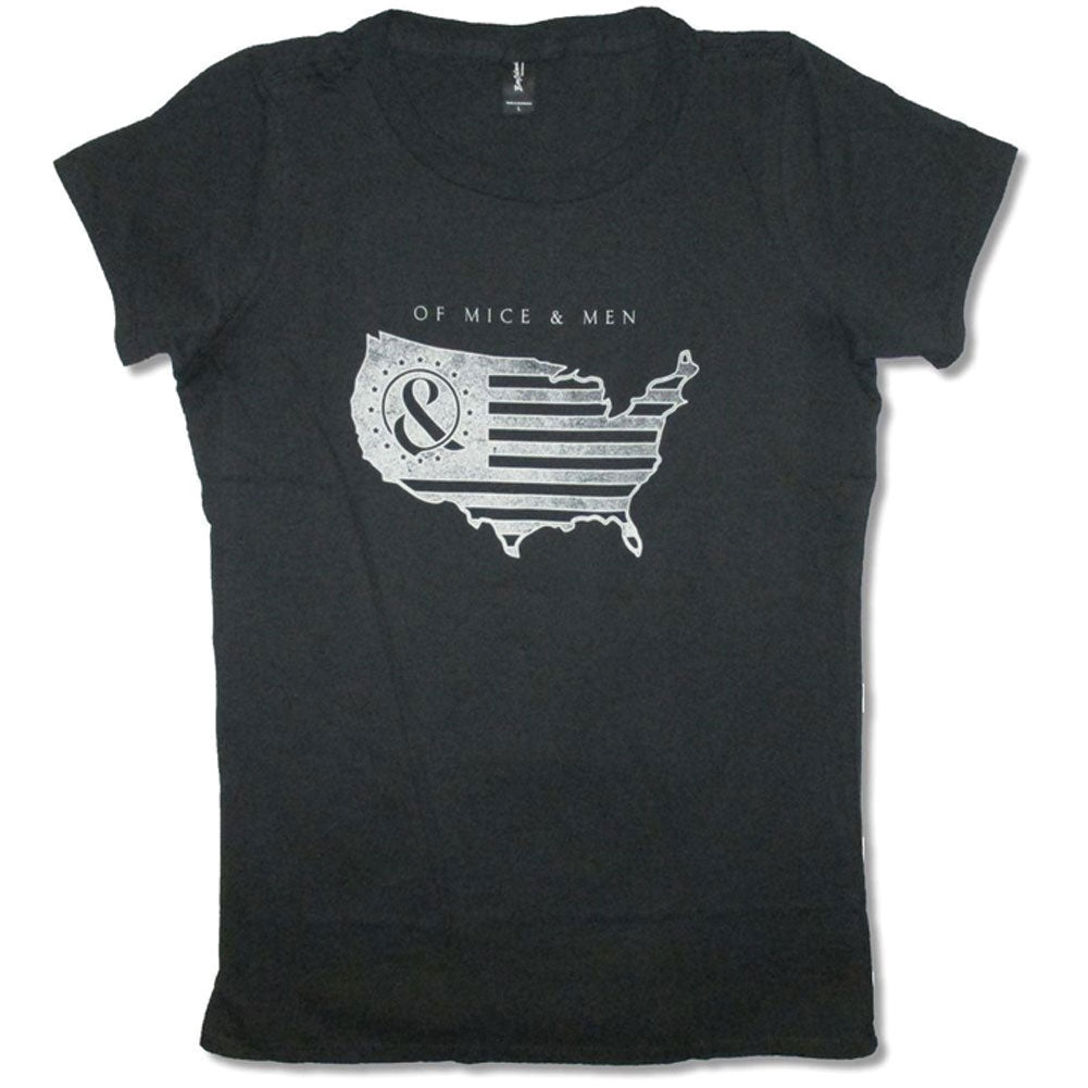 Of Mice & Men USA Ampersand Junior Top Front