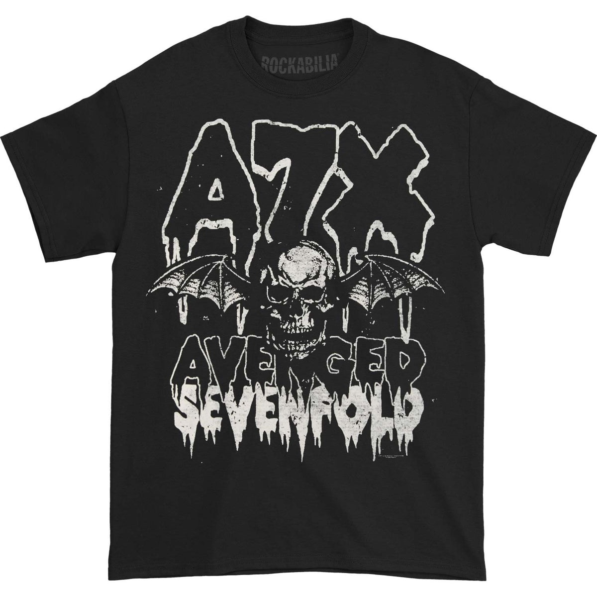Avenged Sevenfold Dripping Logo T-shirt Front