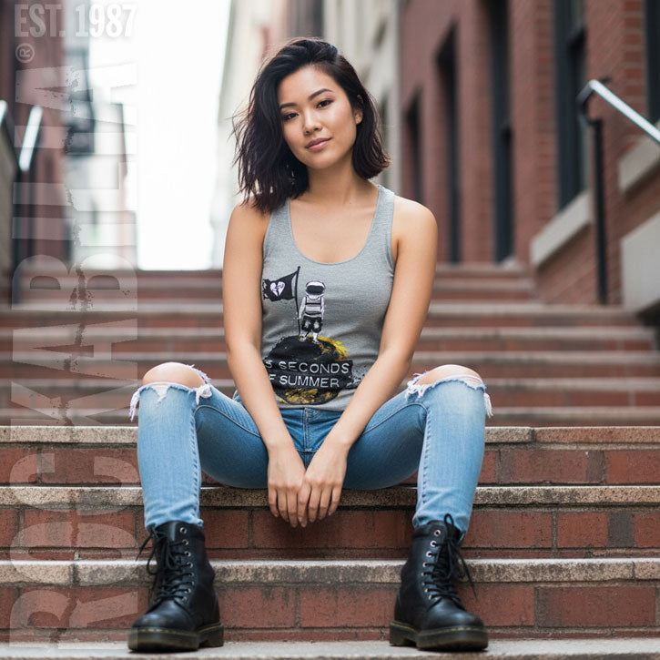 5 Seconds Of Summer Astronaut Womens Tank Alt 2