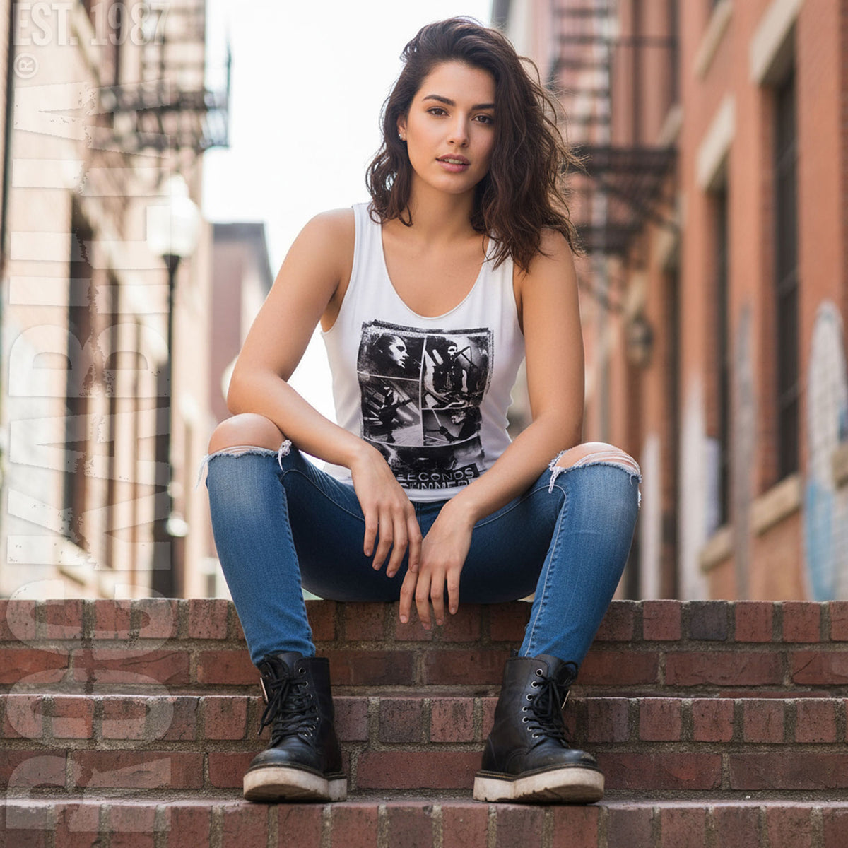5 Seconds Of Summer Collage Womens Tank Alt 2