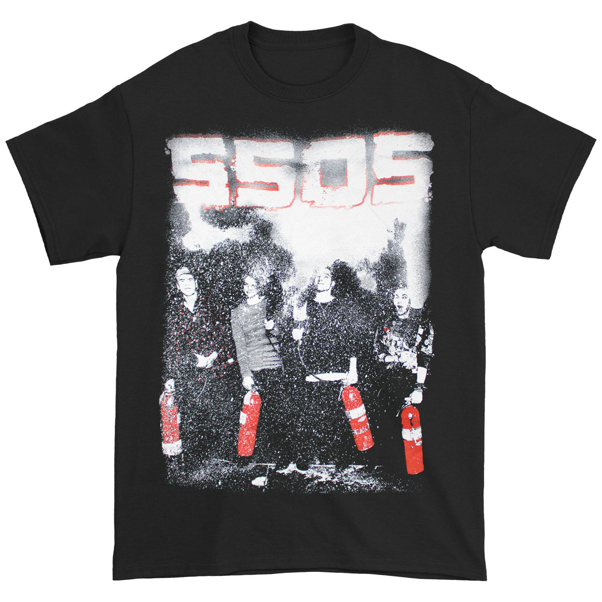 5 Seconds Of Summer Fire Extinguishers T-shirt Front