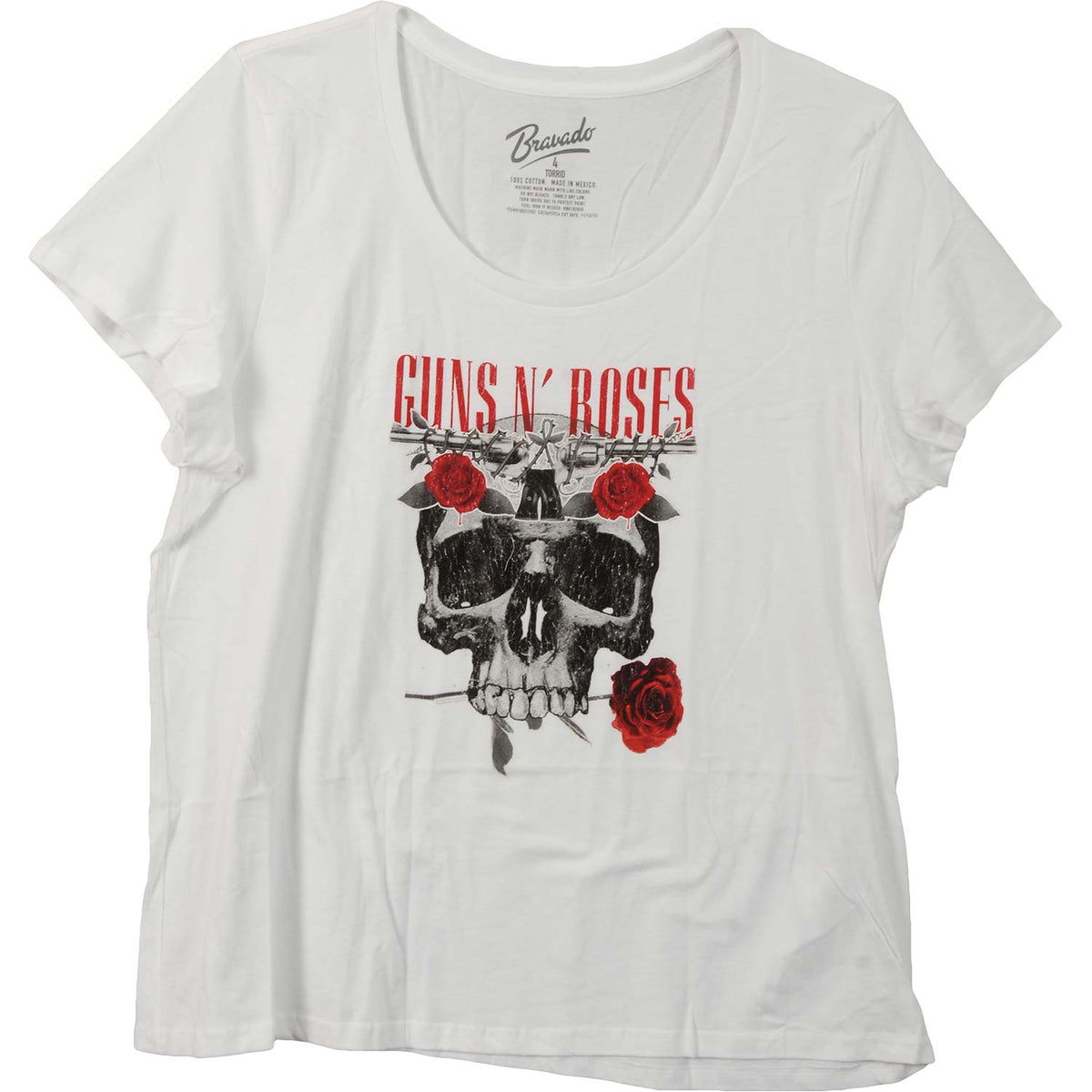 Guns N Roses Red Roses Junior Top Front