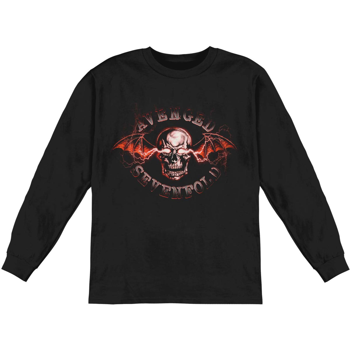 Avenged Sevenfold Lightning Logo Long Sleeve Front