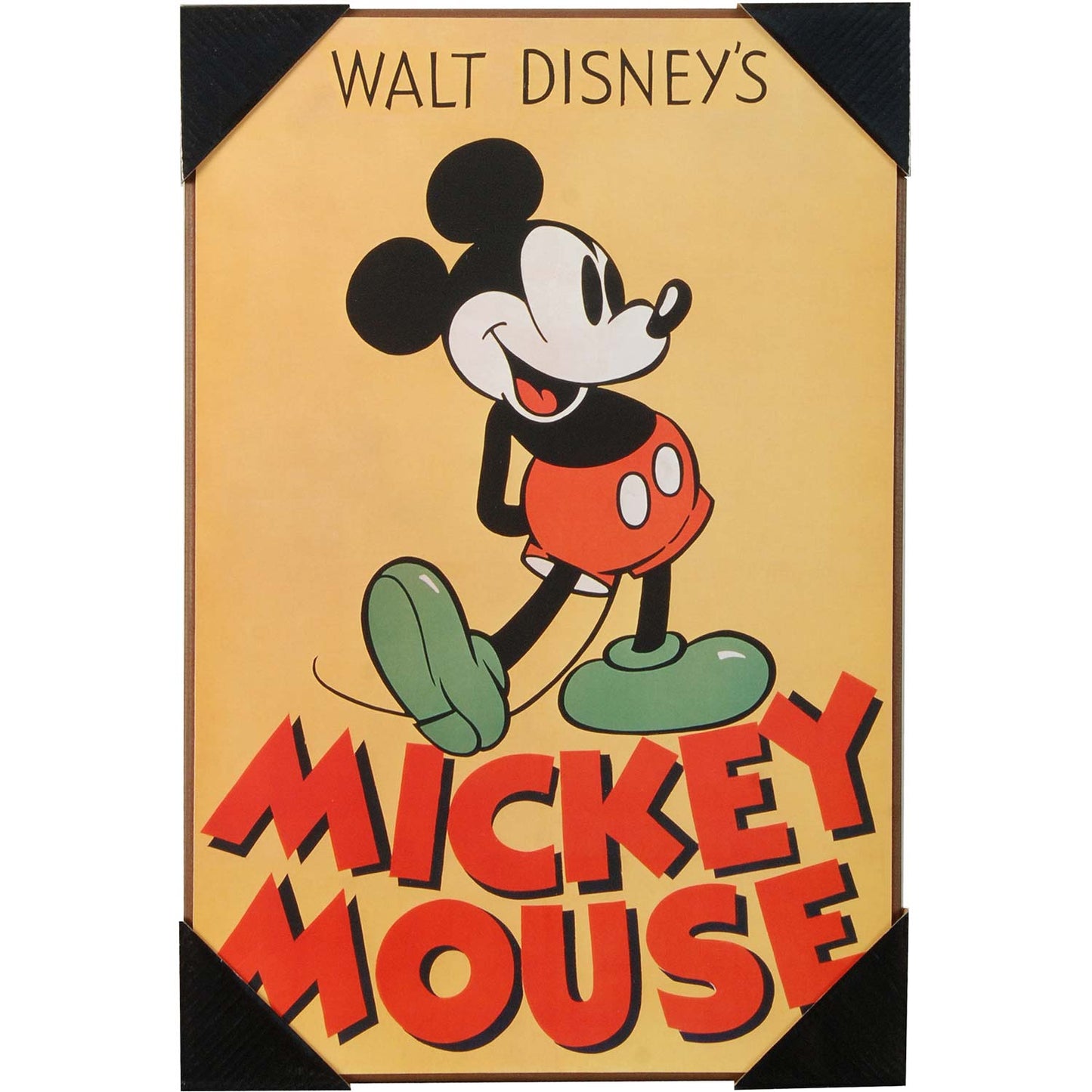 Mickey Mouse Mickey Pose Wood Front