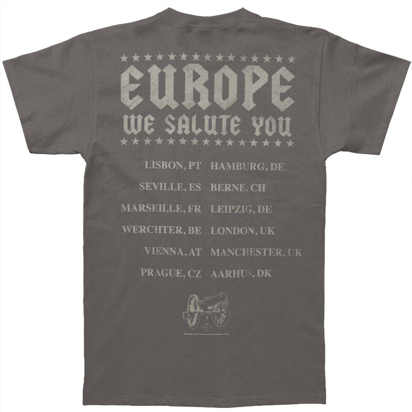AC/DC For Those About To Rock/Tour T-shirt Back