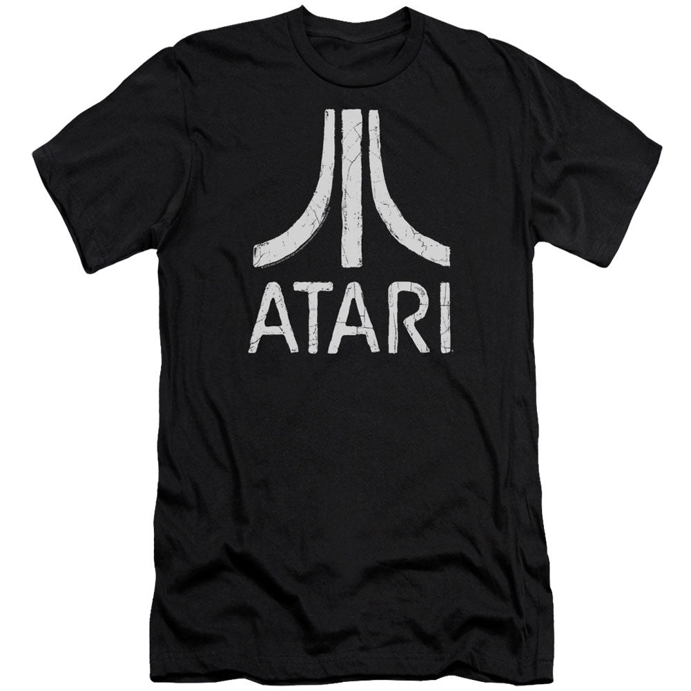 Atari Rough Logo Adult Slim Fit Slim Fit T-shirt Front