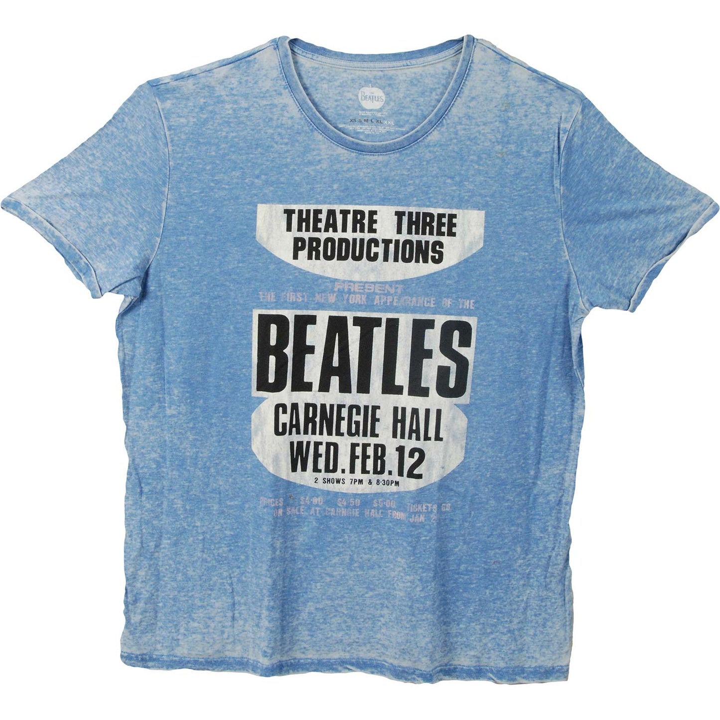 Beatles Carnegie Hall Vintage T-shirt Front
