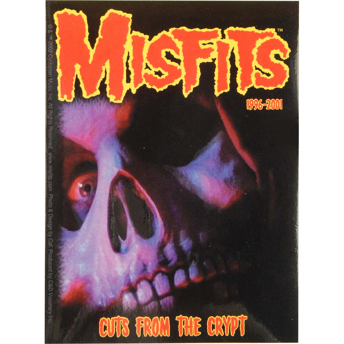 Misfits Crypt Sticker Front
