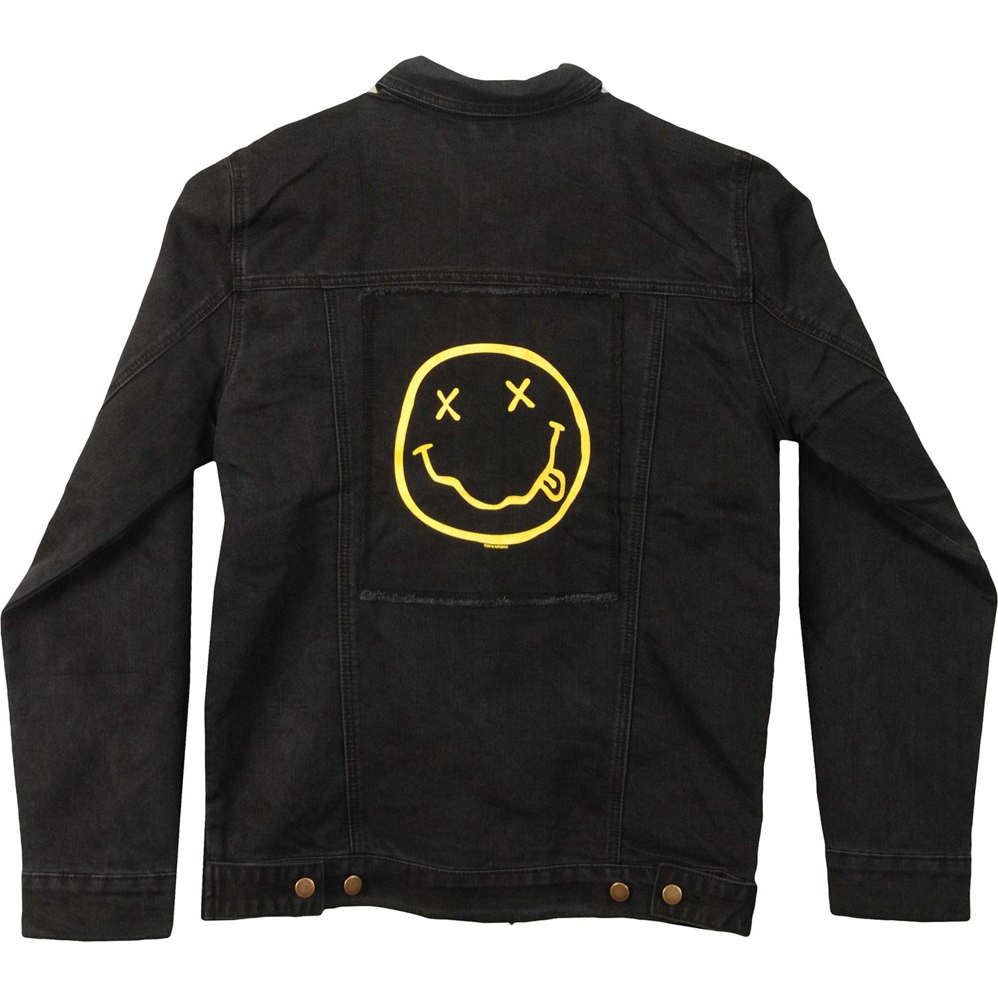 Nirvana Smile Patches Denim Jacket Denim Jacket Back