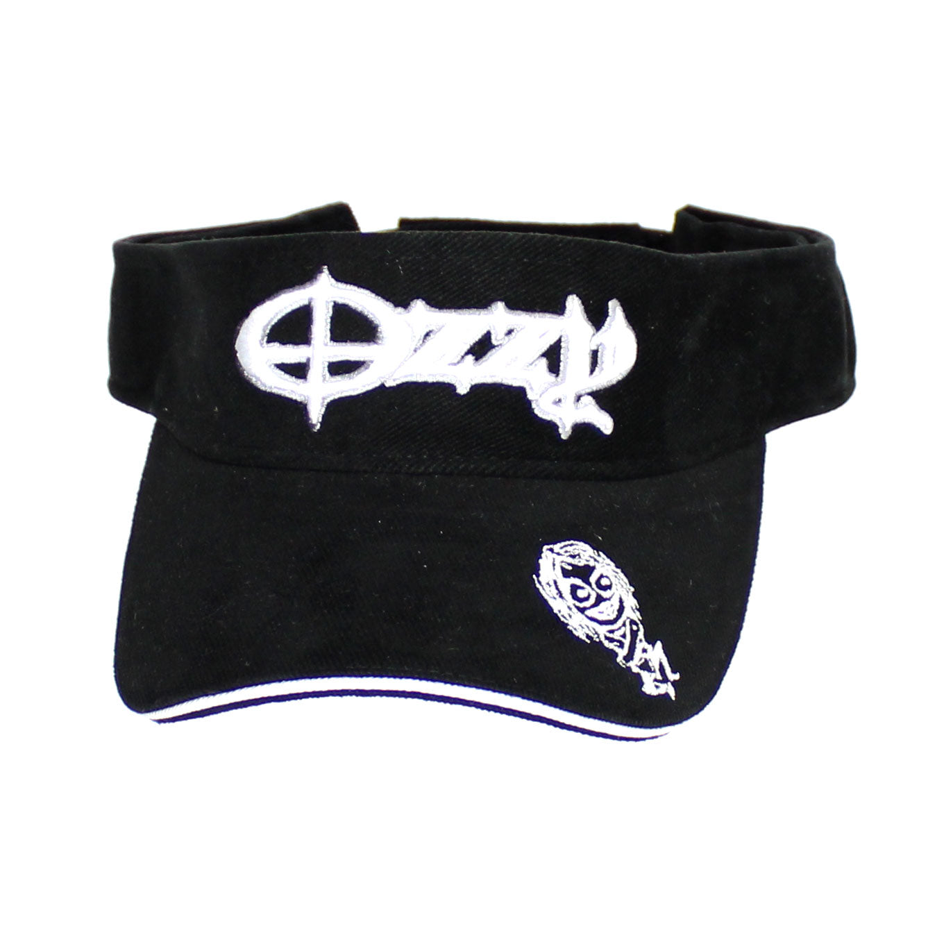 Ozzy Osbourne Ozzy Logo With Straight Jacket Visor Cap Front