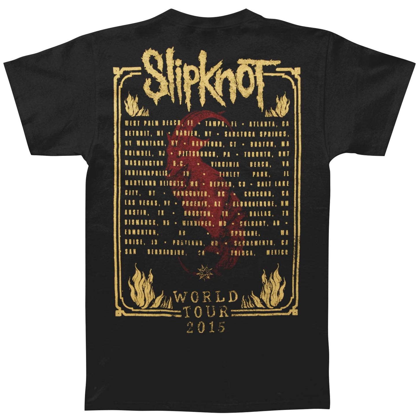 Goat Tarot 2015 Summer's Last Stand Tour T-shirt