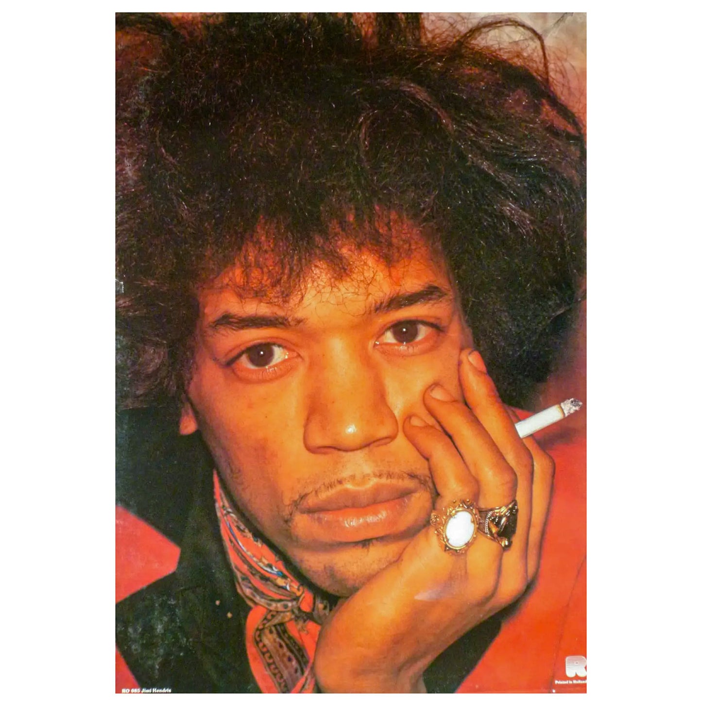 Jimi Hendrix Concert Promo Poster Front