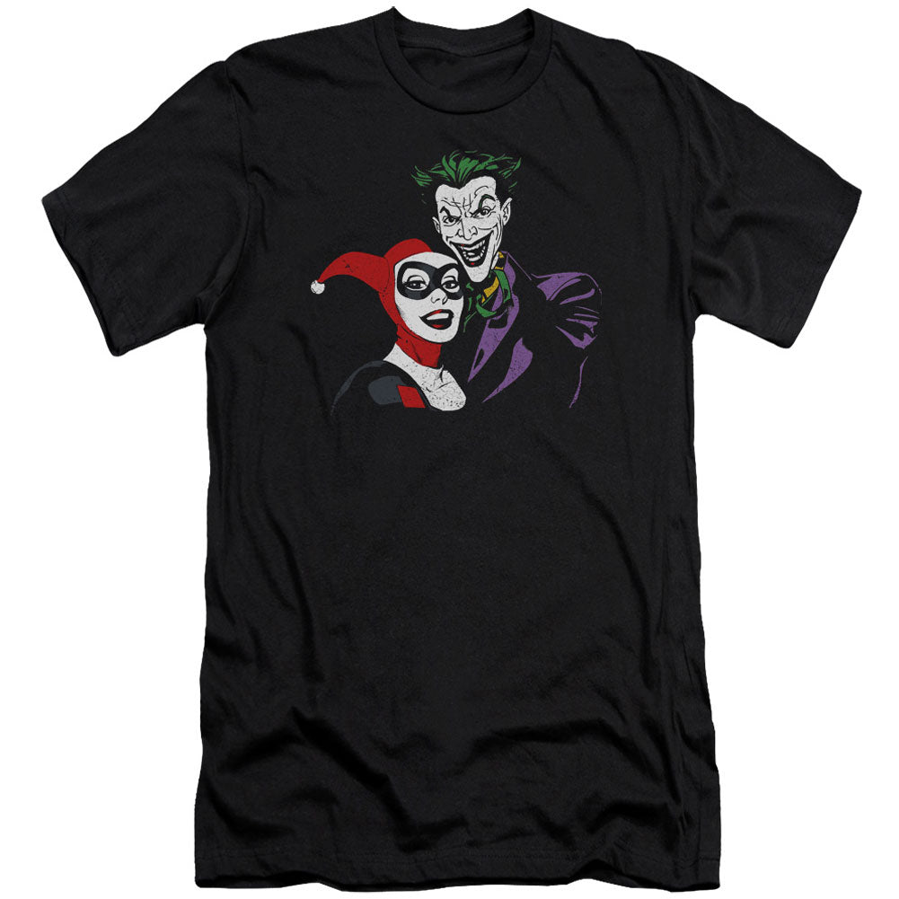 Batman Joker & Harley Adult Slim Fit Slim Fit T-shirt Front