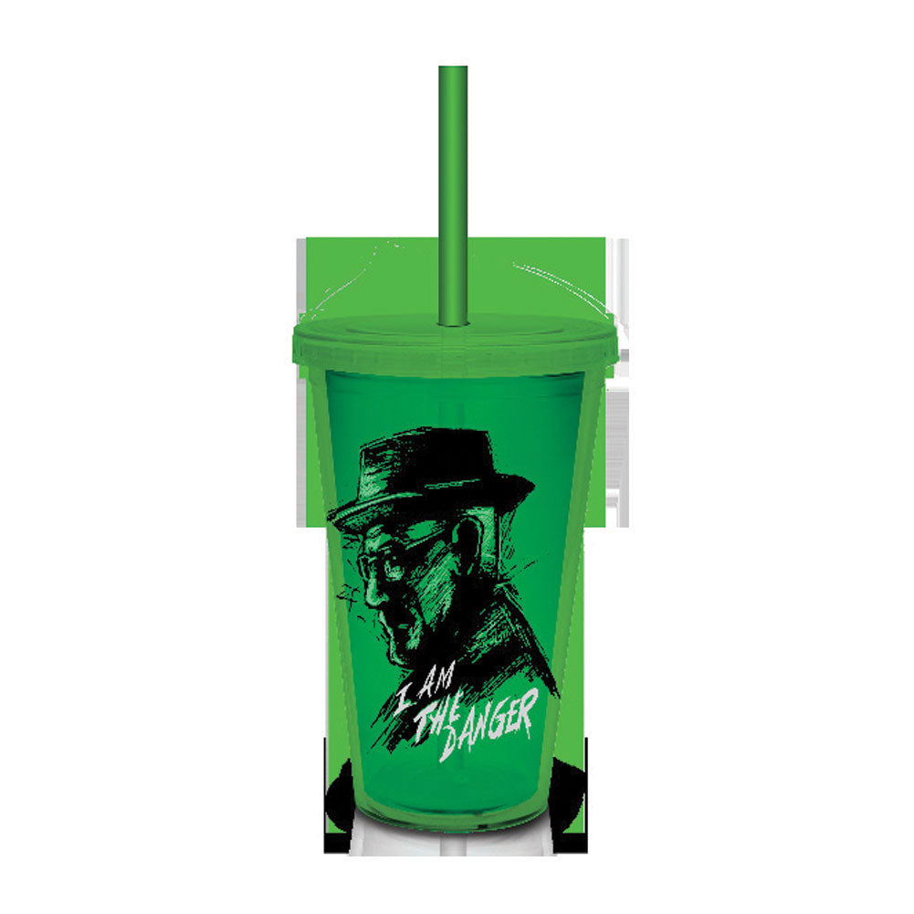 Breaking Bad I Am The Danger Straw Tumbler Front