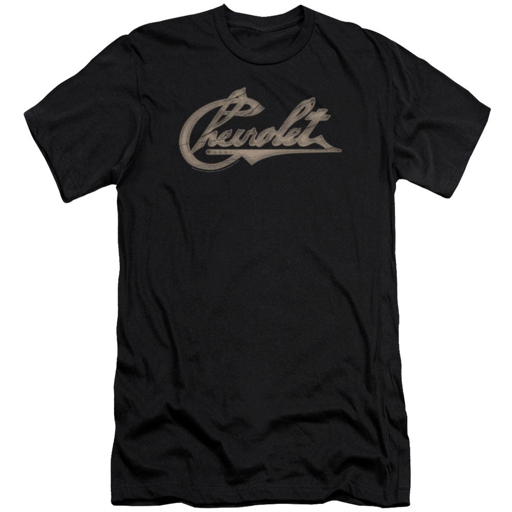 Chevy Script Adult Slim Fit Slim Fit T-shirt Front