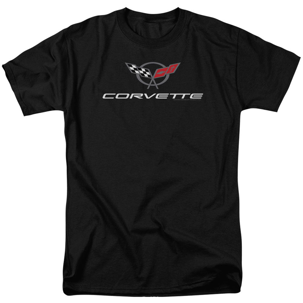 Chevy Corvette Modern Emblem Adult T-shirt