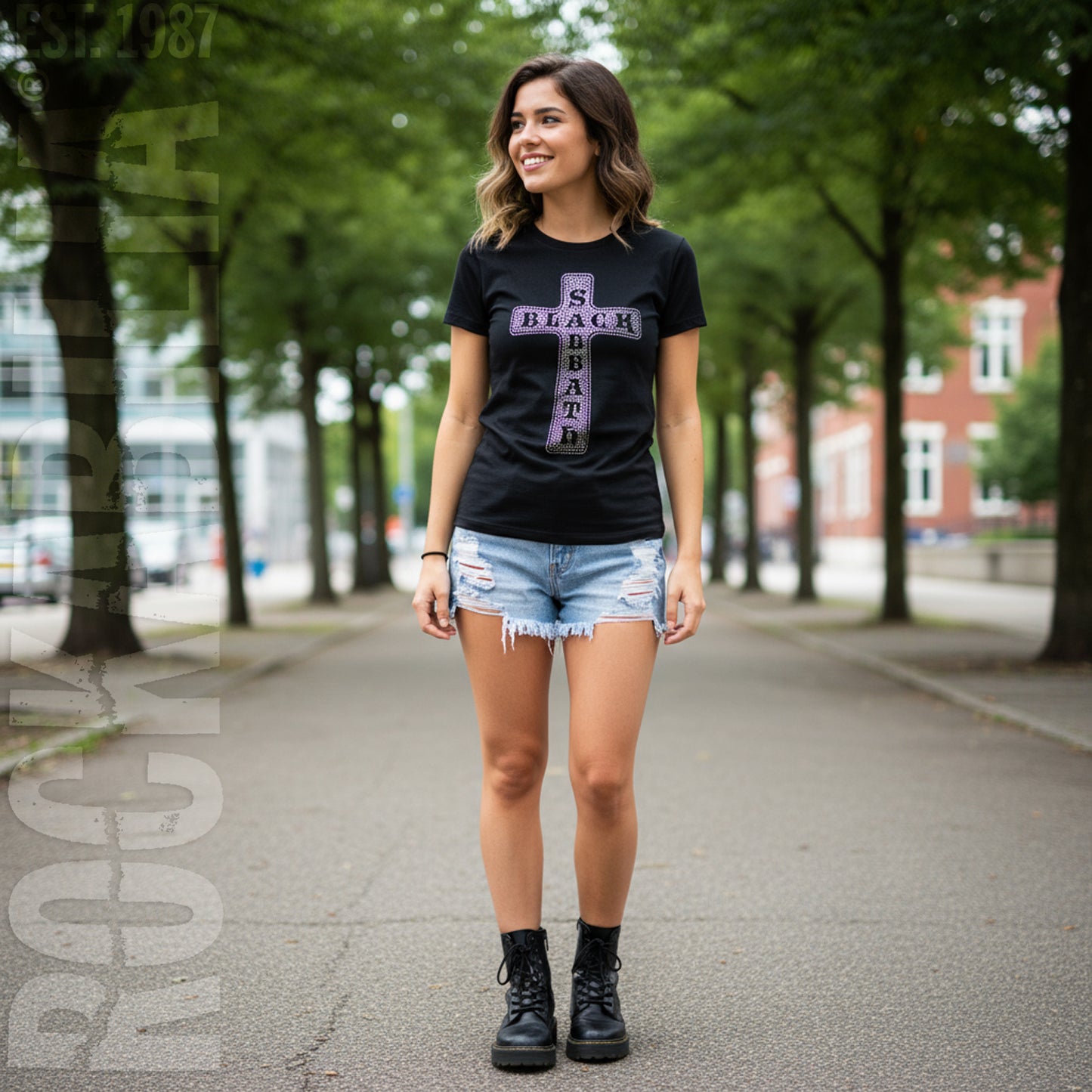 Black Sabbath Cross Junior Top Alt 2