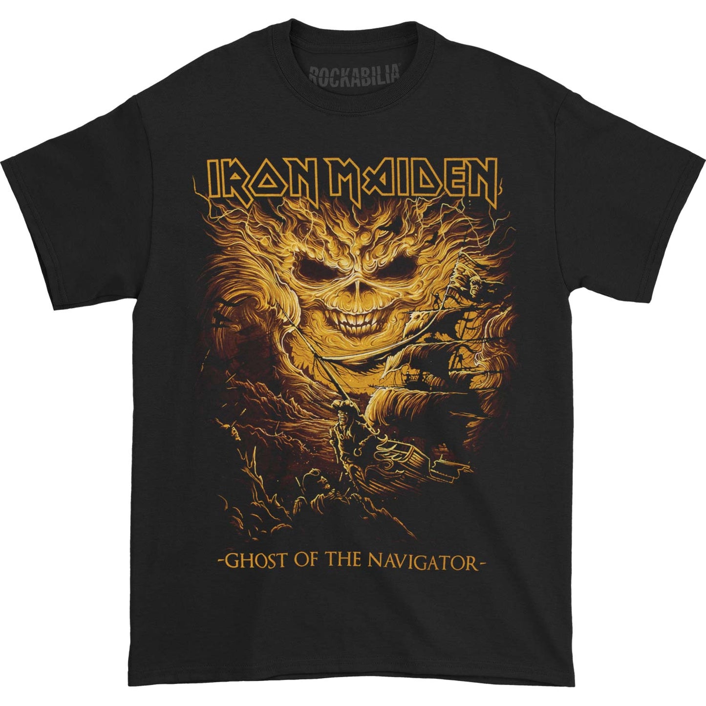 Iron Maiden Ghost Of The Navigator T-shirt Front
